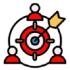 logo for targeting peoples