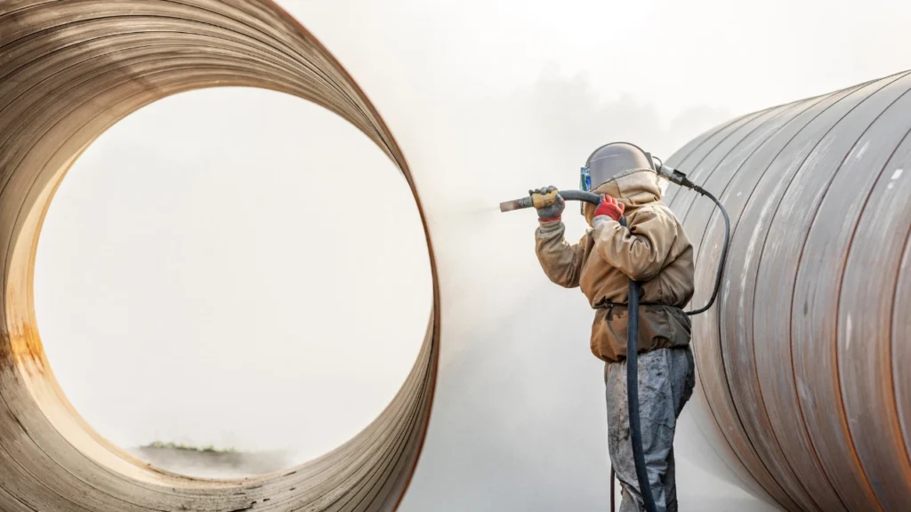 What is glass bead blasting and how does it work?